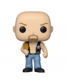 Funko Pop!  - WWE POP! - SC Steve Austin w/Belt - Figure 84
