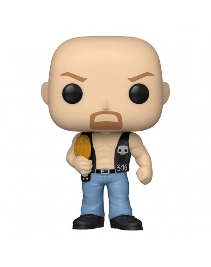 Funko Pop!  - WWE POP! - SC Steve Austin w/Belt - Figure 84