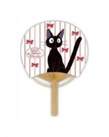 Ventaglio - Studio Ghibli - Kiki's Delivery Service Jiji & Ribbon