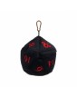 DUNGEONS & DRAGONS - D20 PLUSH DICE BAG - BLACK