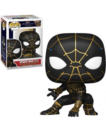 spider man no way home funko pop black and gold