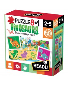 Headu - Puzzle 8+1 - Dinosaurs