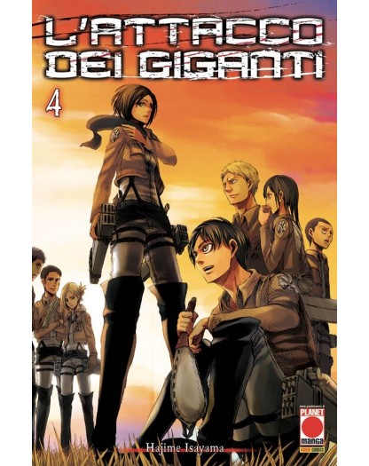 L’Attacco dei Giganti 4 –  Ristampa – Panini Comics – Italiano