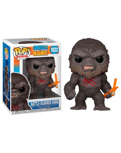 Funko Pop!  - Godzilla Vs Kong POP! Movies - Godzilla Vs Kong - Battle Scarred Kong - Figure 1022