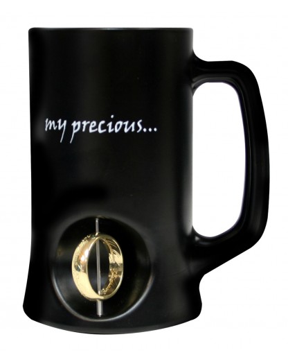 Boccale - Lord Of The Rings Lord of the Rings Beer Glass 3D Rotating Ring