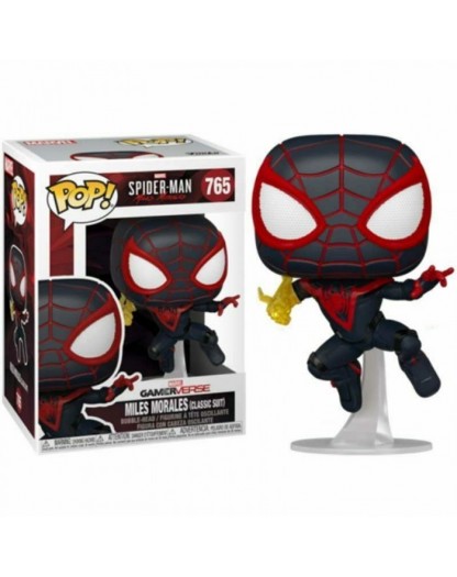 Funko Pop! Marvel's Spider-Man POP! Games - Miles Morales Classic Suit - Figure 765
