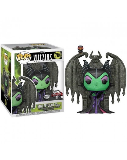 Disney: Villains POP! Disney - Maleficent On Throne (EXCLUSIVE - Special Diamond Glitter) - Figure 784
