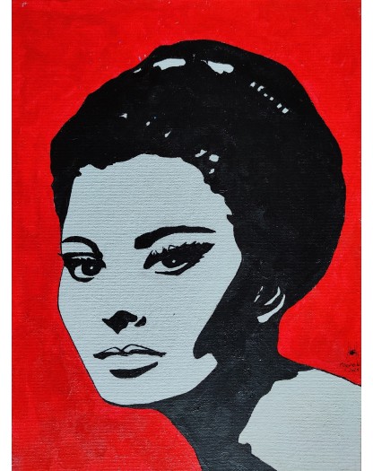Sophia Loren - Original Art Lorenzo Ragno Celli
