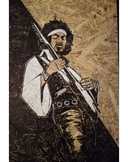 Jimi Hendrix - Original Art Lorenzo Ragno Celli