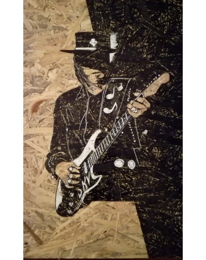 Steve Ray Vaughan - Original Art Lorenzo Ragno Celli