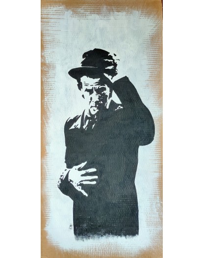 Tom Waits - Original Art by Lorenzo Ragno Celli