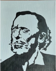 Charles Bukowski - Original Art Lorenzo Ragno Celli