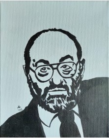 Umberto Eco - Original Art Lorenzo Ragno Celli