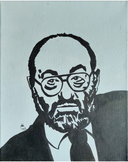 Umberto Eco - Original Art Lorenzo Ragno Celli