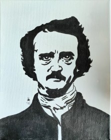 Edgar Allan Poe - Original Art Lorenzo Ragno Celli