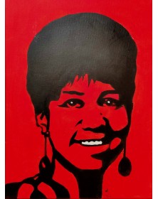Aretha Franklin - Original Art by Lorenzo Ragno Celli