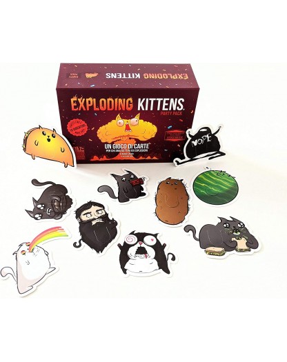 Asmodee - Exploding Kittens: Party Pack - Edizione in Italiano