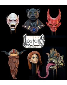 Mythic Legions: Accessory Set Heads Pack 1 All Stars 5+