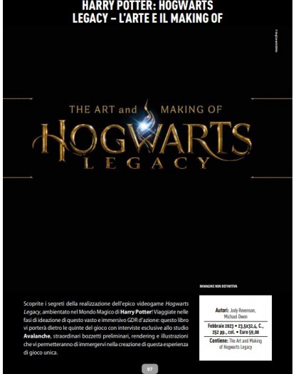 Harry Potter: Hogwarts Legacy - L'Arte e il Making Of