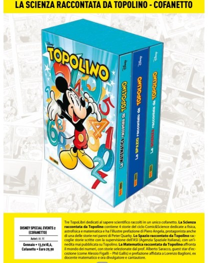 La Scienza Raccontata da Topolino - Cofanetto