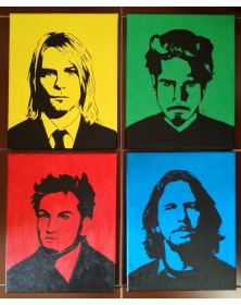 Quadrilogia Grunge - Original Art Lorenzo Ragno Celli