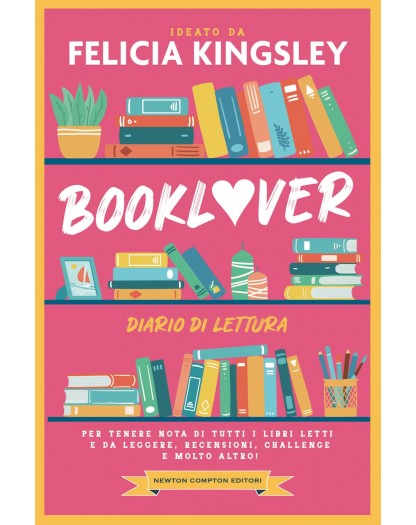Booklover - Diario di lettura - Per tenere nota di tutti i libri letti e da leggere, recensioni, challenge e molto altro!