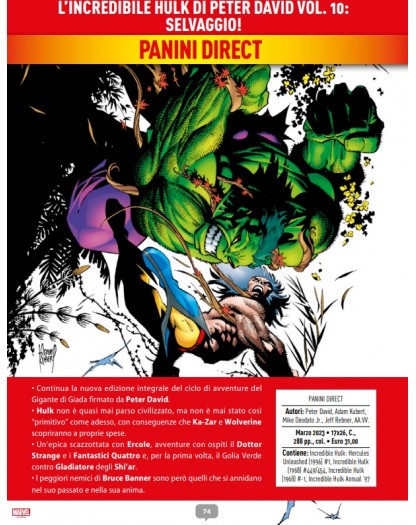 L'Incredibile Hulk di Peter David 10: Selvaggio!