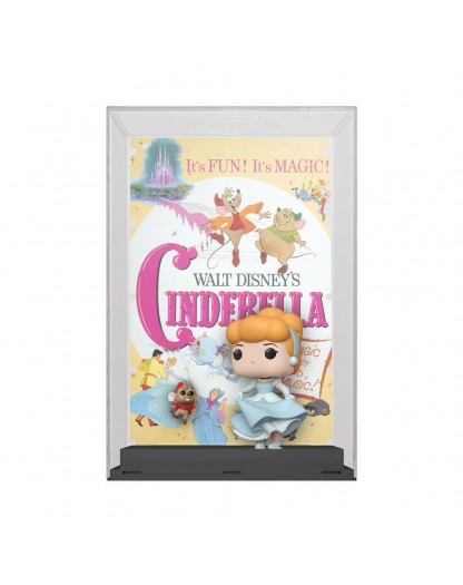Disney's 100th Anniversary POP! Movie Poster & Figure Cinderella 9 cm