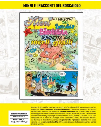 Minni e i Racconti del Boscaiolo – Volume Unico – Le Serie Imperdibili 8 – Panini Comics – Italiano