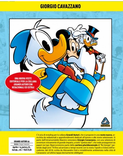 Grandi Autori – Giorgio Cavazzano – Volume Unico – Grandi Autori 99 – Panini Comics – Italiano