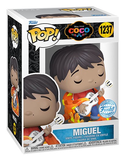 Funko POP! Disney Vinyl Figure Miguel w/guitar (Glow-in-the-Dark) 9 cm