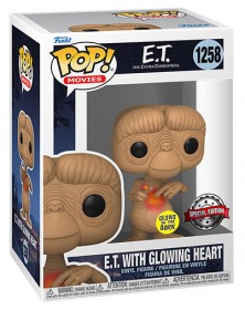 E.T. 40th Anniversary POP! Movies Vinyl Figure E.T. w/heart (Glow-in-the-Dark) 9 cm - Figure 1258