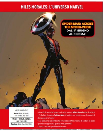 Miles Morales – L’Universo Marvel – Volume Unico – Marvel Young Adult – Panini Comics – Italiano