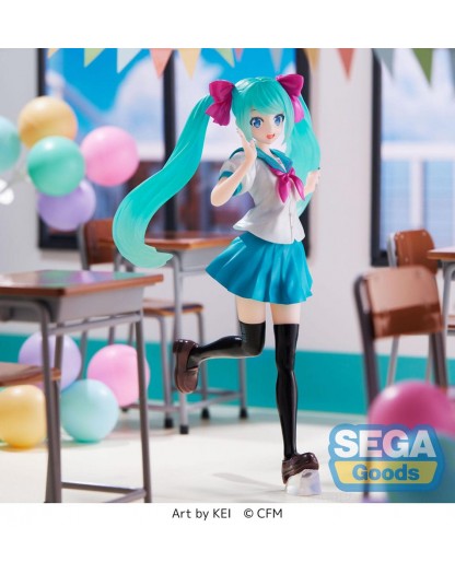 Hatsune Miku Luminasta PVC Statue Hatsune Miku 16th Anniversary KEI - Sega Goods
