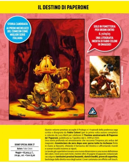 Il Destino di Paperone – Volume Unico – Disney Special Books 27 – Panini Comics – Italiano