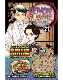 Demon Slayer – Kimetsu No Yaiba 21 + 32 Sticker – Big Limited 81 – Edizioni Star Comics – Italiano
