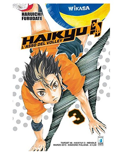 Haikyu!! – L’Asso del Volley 3 – Target 46 – Edizioni Star Comics – Italiano