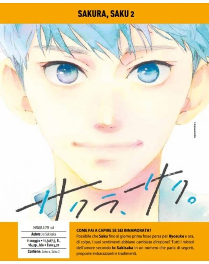Sakura, Saku 2 – Manga Love 168 – Panini Comics – Italiano
