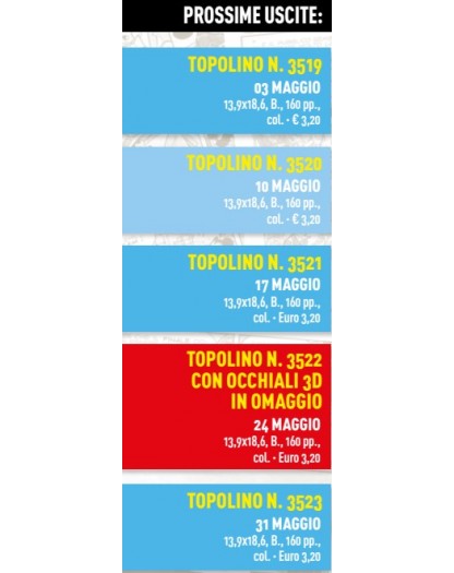 Topolino 3521 – Panini Comics – Italiano