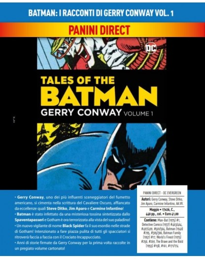 Batman – I Racconti di Gerry Conway Vol. 1 – DC Comics Evergreen – Panini Comics – Italiano