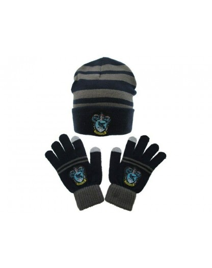 Harry Potter - Set cappello + guanti Corvonero