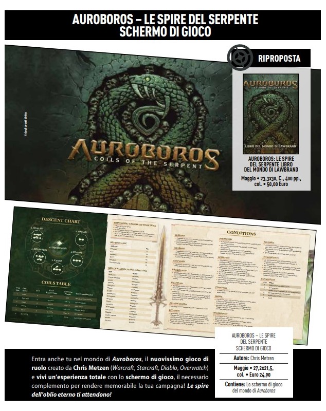 Auroboros – Le Spire del Serpente: Libro del Mondo di Lawbrand