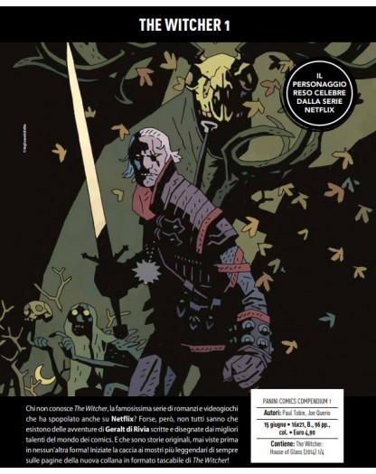 The Witcher 1 – Panini Comics Compendium 1 – Panini Comics – Italiano