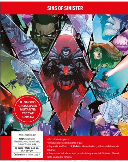Sins of Sinister 1 – Marvel Miniserie 267 – Panini Comics – Italiano