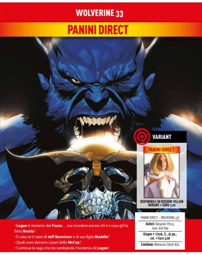 Wolverine 33 (437) – Panini Comics – Italiano