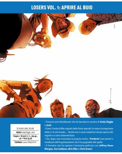 Losers Vol. 1 – Aprire al Buio – DC Deluxe – Panini Comics – Italiano