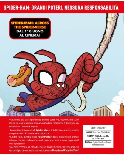 Spider-Ham – Grandi Poteri, Nessuna Responsabilità – Volume Unico – Marvel Scholastic – Panini Comics – Italiano