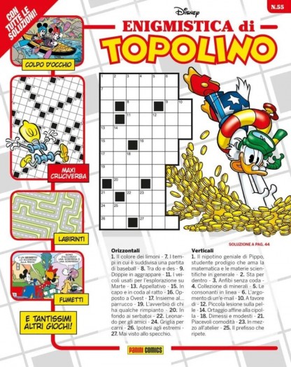 Enigmistica di Topolino 55 – Panini Comics – Italiano