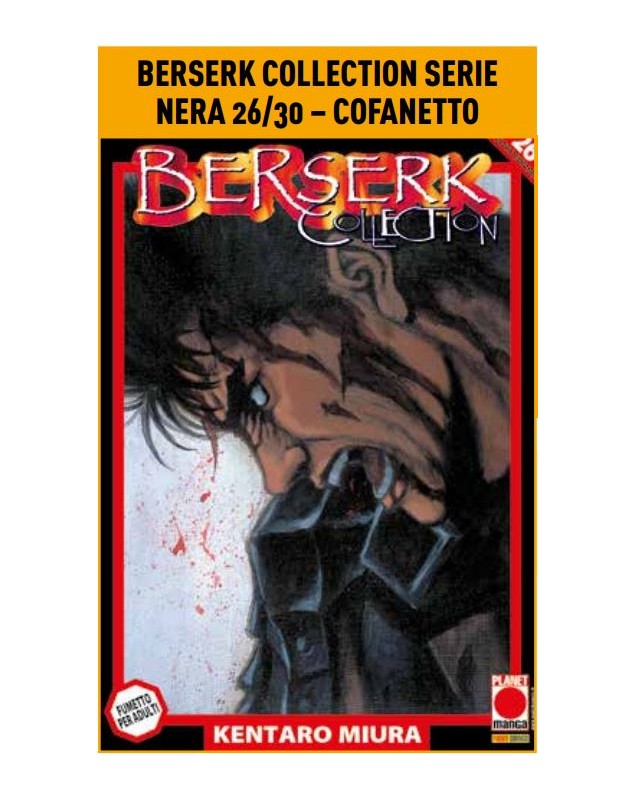 Berserk Collection Serie Nera Cofanetto 6 (Vuoto) – Panini Comics – Italiano
