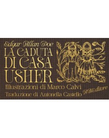 La caduta di Casa Usher  - copertina marrone - ABEditore